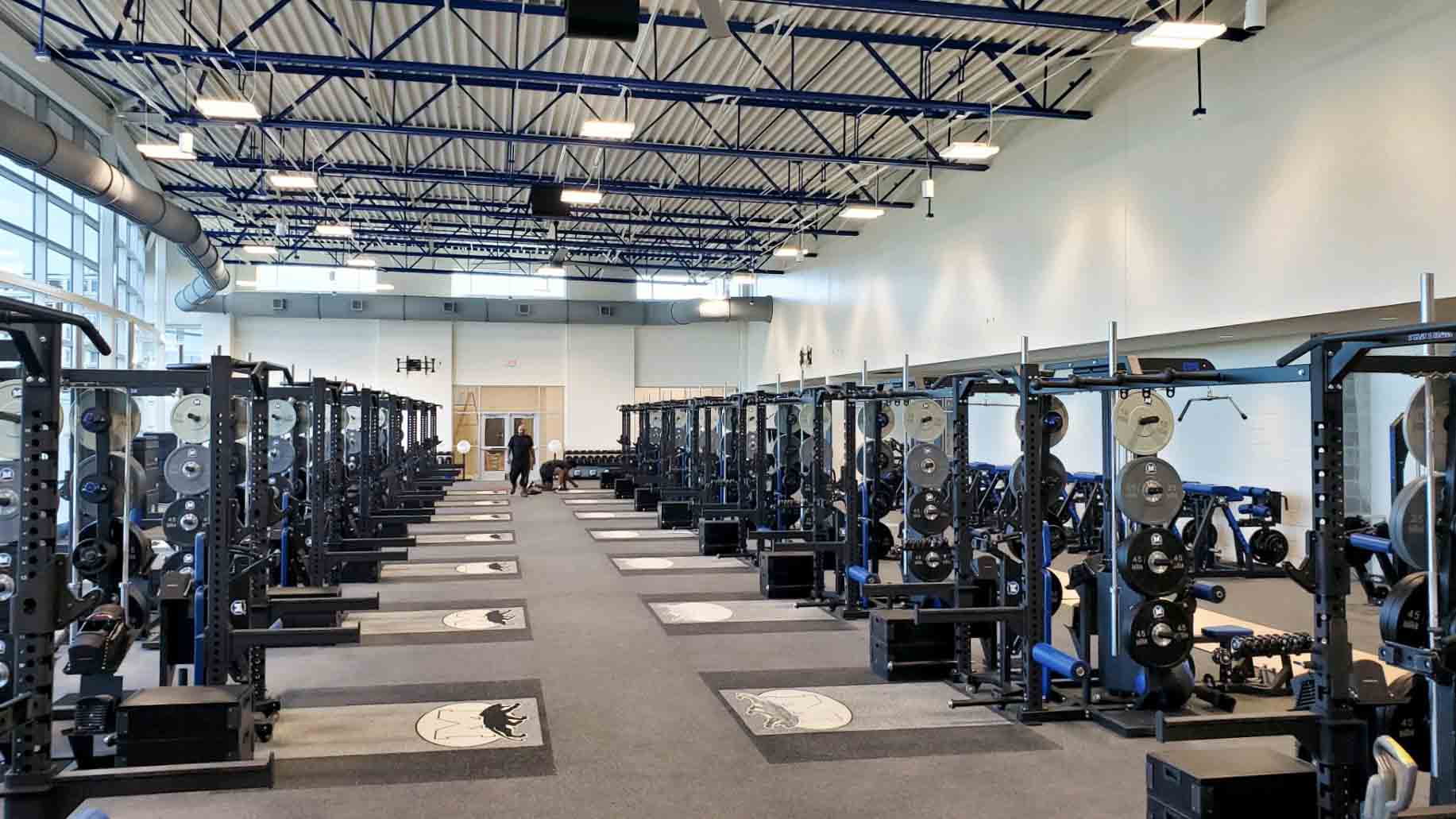 Midlothian High School Weight Room Installation Power Lift